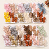 4pcs/set New Cute Baby Girls Wool Knitting Headwear Handmade Crochet Butterfly Alloy Hairs Clips Children Hairpins Wholesale