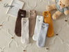 Teen Socks Winter Cute Bear Coral Fleece Fuzzy Socks Female Autumn Happy Funny Socks For Girl Warm Winter Female Home