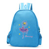 Personalized Embroidery Ballerina Bag,Custom Your Text Nylon Dance Backpack Bag for Girls,Simple& Large-capacity Children's Bag