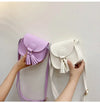 Cute Princess Accessories Kids Coin Purse Handbags Cute Girls Baby Tassel Crossbody Bags PU Leather Children Small Shoulder Bag