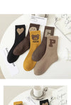 5 Pairs of Cute Funny Cartoon Personality Tube Socks