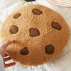 Bedroom Bedside Nap Soft Cushion Stuffed Plush Toy Pillow Round Chocolate Chip Cookie Throw Pillow Cookie Pillow Girl Room Decor Pillow