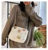 Cute Small Canvas Bag with Pendants