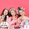 6/8/10Sets Spa Robes for Girls Birthday Girl Kimino Robe Kids Party Favors with Eye Masks Spa Photo Booth Props Supplies