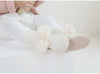 Autumn Winter Baby Girls Socks Newborn Baby Bowknot Socks Infant Baby Socks Anti Slip Soft Cotton Floor Sock Shoes