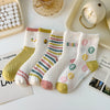 5 Pairs of Cute Funny Cartoon Personality Tube Socks