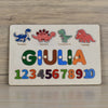 Montessori Personalized Wooden Puzzle Baby Custom First Name Puzzle Customization Letter Board Gift Child Jigsaw Educational Toy