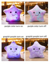 Stuffed Soft Star LED Light Pillow Glowing Soft Plush Kid Toy Birthday Gift Home Decor