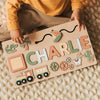 Montessori Personalized Wooden Puzzle Baby Custom First Name Puzzle Customization Letter Board Gift Child Jigsaw Educational Toy