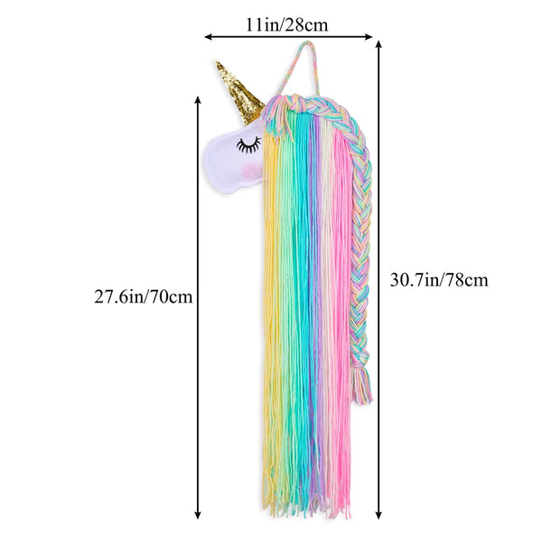 Unicorn Hair Clip Storage Organizer