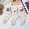 5 Pairs of Cute Funny Cartoon Personality Tube Socks