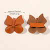 4pcs/set New Cute Baby Girls Wool Knitting Headwear Handmade Crochet Butterfly Alloy Hairs Clips Children Hairpins Wholesale