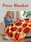 Soft and Warm Cozy Flannel Tortilla Pizza Blanket, Round Shape Wool Sofa Plaid Plush Bedspread Sheet, Winter Throw Blankets