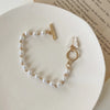 Fashion Butterfly Pearl Pendant Bracelet