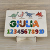 Montessori Personalized Wooden Puzzle Baby Custom First Name Puzzle Customization Letter Board Gift Child Jigsaw Educational Toy