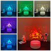 Castle Custom Name Led Night Light For Home Room Decoration Nightlight Indoor Lighting Gifts 3d Night Light Kids Toy