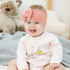 Babys Nylon Headband Soft Elastic Bowknot Head Band Cartoon Bears Glasses Set Four Season Leisure Thick Hairband for Infant