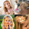 18Pcs Hair Clips Set Baby Girls Hair Accessories Cute Bow Flower Animal Elastic Hair Band Cartoon Hairpin Children Gifts Box