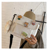 Cute Small Canvas Bag with Pendants