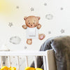 Cartoon Bear Star Switch Sticker