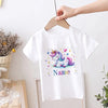 Personalized Unicorn with Name Girls Shirt