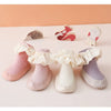 Autumn Winter Baby Girls Socks Newborn Baby Bowknot Socks Infant Baby Socks Anti Slip Soft Cotton Floor Sock Shoes