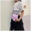 Cute Princess Accessories Kids Coin Purse Handbags Cute Girls Baby Tassel Crossbody Bags PU Leather Children Small Shoulder Bag