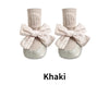 Autumn Winter Baby Girls Socks Newborn Baby Bowknot Socks Infant Baby Socks Anti Slip Soft Cotton Floor Sock Shoes