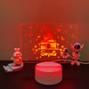 Castle Custom Name Led Night Light For Home Room Decoration Nightlight Indoor Lighting Gifts 3d Night Light Kids Toy