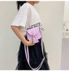 Cute Princess Accessories Kids Coin Purse Handbags Cute Girls Baby Tassel Crossbody Bags PU Leather Children Small Shoulder Bag