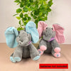 Newest Hide-and-seek Elephant Plush Toy Baby Hide-and-seek Game Toy Singing Interactive Musical Toys Gifts