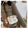 Cute Small Canvas Bag with Pendants