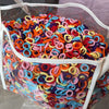 50Pcs/bag Colorful Basic Nylon Ealstic Hair Ties