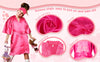 6/8/10Sets Spa Robes for Girls Birthday Girl Kimino Robe Kids Party Favors with Eye Masks Spa Photo Booth Props Supplies