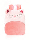 Pink Cute Cartoon Embroidered Kitten Plush Large Capacity Children'S Backpack For Girls And Children, Classic Backpack