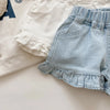 New Summer Kids Girls Ruffle Shorts