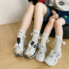 New Children's Hand-holding Socks Cotton Magnetic Pull Hand Cute Socks Girls Mid-calf Socks Cotton Cute Baby Socks