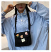 Cute Small Canvas Bag with Pendants