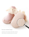 Autumn Winter Baby Girls Socks Newborn Baby Bowknot Socks Infant Baby Socks Anti Slip Soft Cotton Floor Sock Shoes