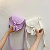 Cute Princess Accessories Kids Coin Purse Handbags Cute Girls Baby Tassel Crossbody Bags PU Leather Children Small Shoulder Bag