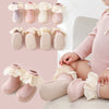 Autumn Winter Baby Girls Socks Newborn Baby Bowknot Socks Infant Baby Socks Anti Slip Soft Cotton Floor Sock Shoes