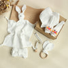 Baby Rabbit Lion Appeasing Towel Socks Saliva Towel Wash Gift Box Newborn Bite Ring Hair Band Set