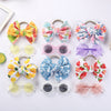 Girl's Sunglasses Hair Band Set Fashion Girls Cute UV Protection Eye Protection Toy Sunglasses Headband Cover